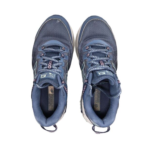 New Balance Shoe Women 7.5 Athletic Trail Running Sneaker All Terrain 410v6 Blue - Picture 9 of 16